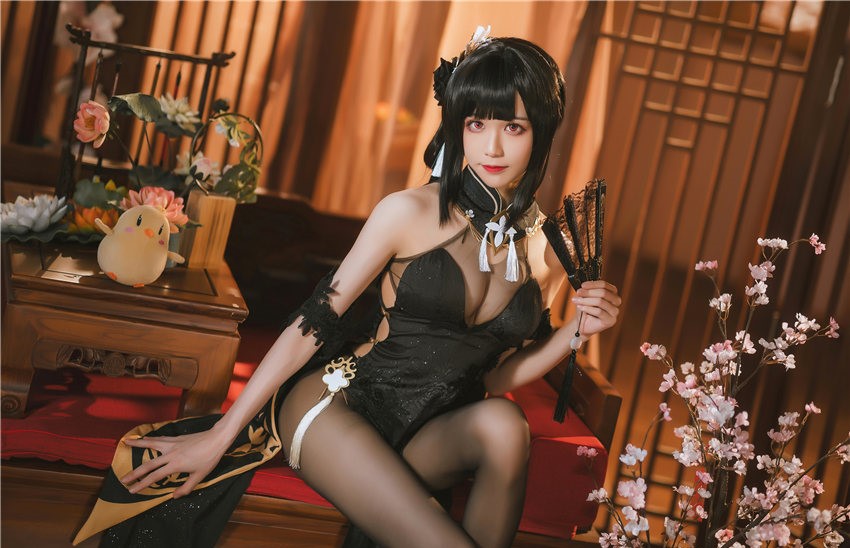 Tomoyo酱 碧蓝航线 镇海旗袍[54P-329MB]-尤坊沐