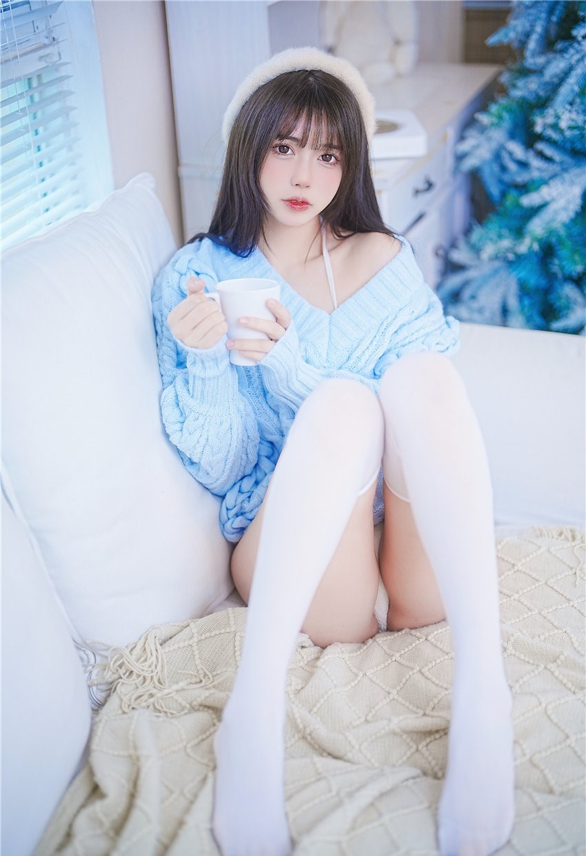 图片[3]-Tina很妖孽呀 蓝色秋冬毛衣[27P-168MB]-尤坊沐