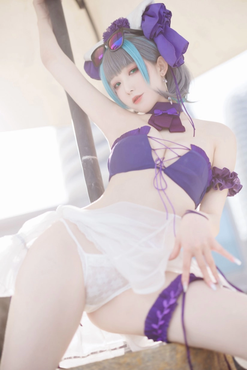 封疆疆v NO.50 柴郡泳装 [36P-171MB]-尤坊沐