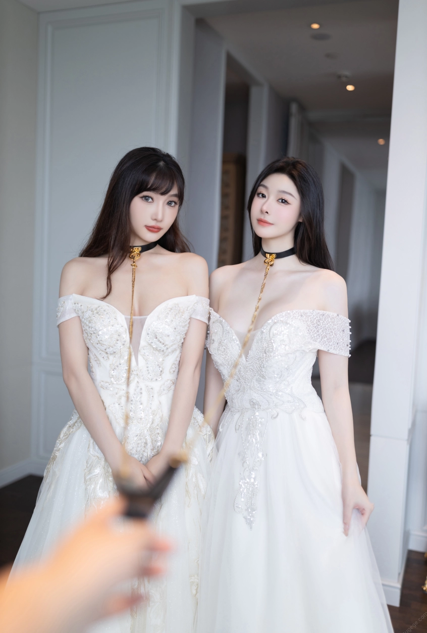 是小逗逗&陆萱萱 – 双人婚纱 [100P-1.13GB]-尤坊沐