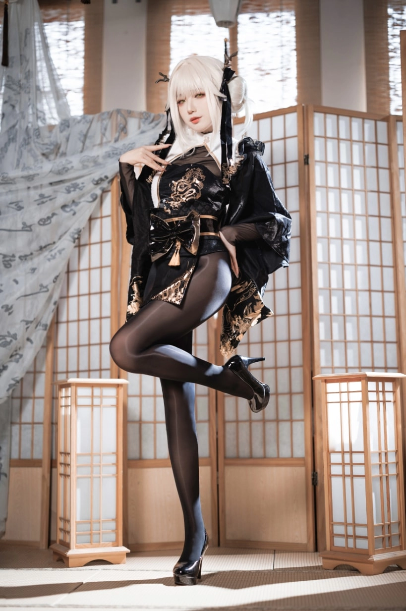 封疆疆v NO.54 NIKKE 白兔布兰儿 和服[40P-481MB]-尤坊沐