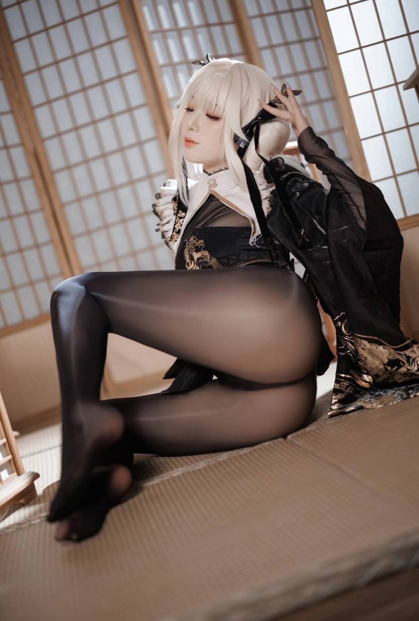 图片[2]-封疆疆v NO.54 NIKKE 白兔布兰儿 和服[40P-481MB]-尤坊沐