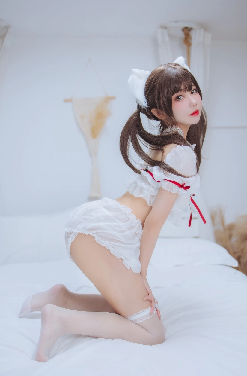 仙女月 NO.17 白猫少女[50P-524MB]-尤坊沐