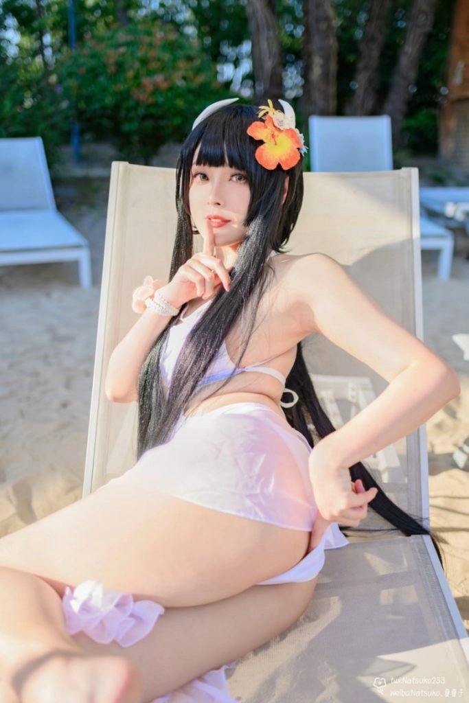 Natsuko夏夏子 – NO.44 碧蓝航线 比叡 泳装[55P-667MB]-尤坊沐