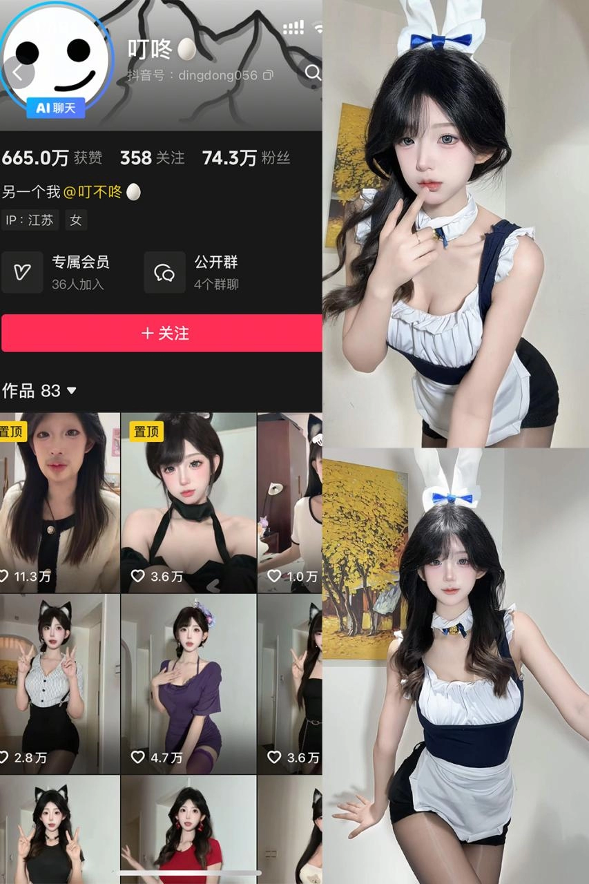 抖音 叮咚 岛遇全套作品资源合集-尤坊沐